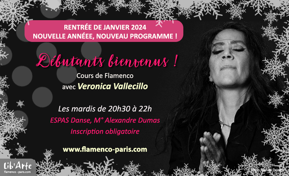 Cours de Flamenco à Paris avec Veronica Vallecillo