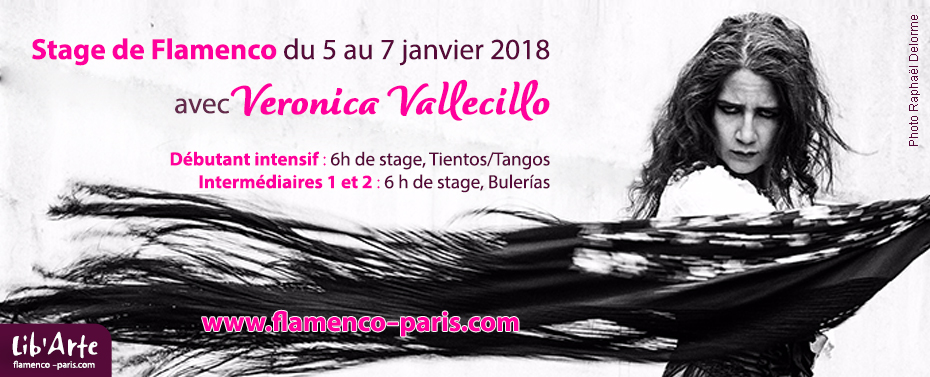 Stage de Flamenco à Paris avec Veronica Vallecillo

