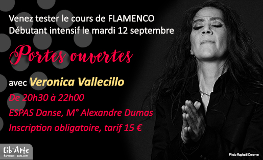 Cours de Flamenco à Paris 2023/24