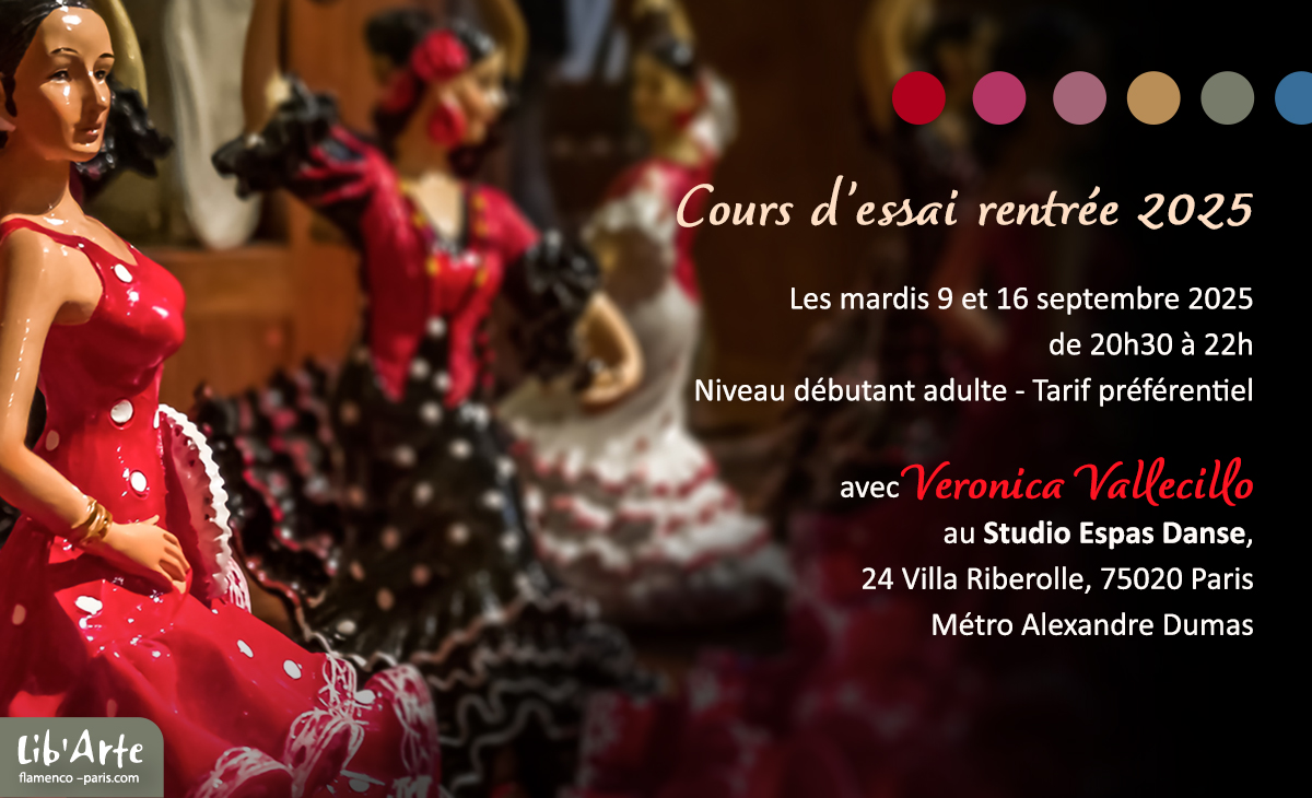 Cours d'essai Flamenco septembre 2025